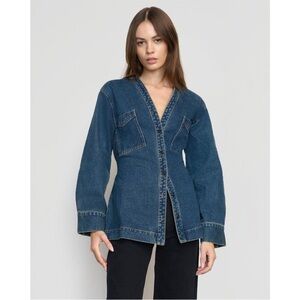 Stylish Indigo Denim Jacket for Women